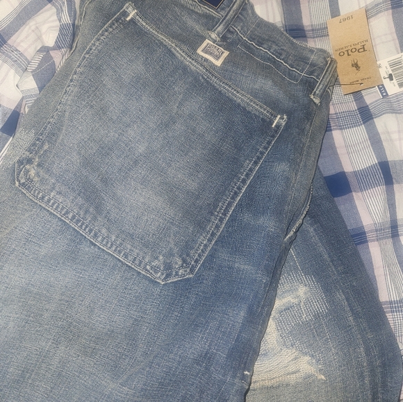 Polo Jeans Distressed loose New Ralph Lauren Mens - Picture 5 of 6